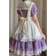 Alice Girl Grape Manor Short Sleeve One Piece(17th Pre-Order/2 Colours/Full Payment Without Shipping)